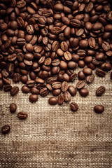Vintage coffee background