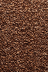 Obraz premium Background of roasted coffee beans