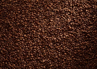 Türaufkleber Coffee beans texture © Nik_Merkulov