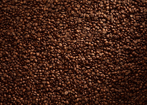 Fototapeta Coffee beans texture