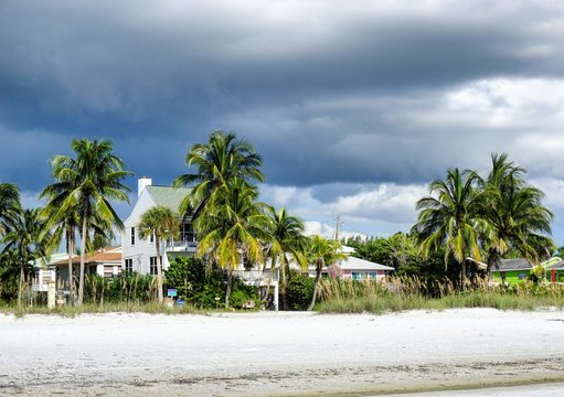 Unwetter am Fort Myers Beach