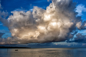 Big cloud in Havelock Island, India