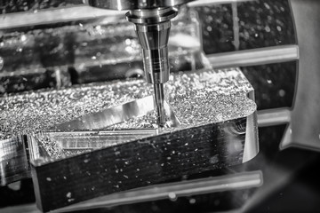 Metalworking CNC milling machine. © Andrei Armiagov