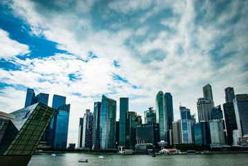 Fototapeta na wymiar Singapore Skyline