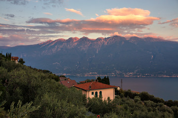 Abendstimmung am Gardasee, Italien