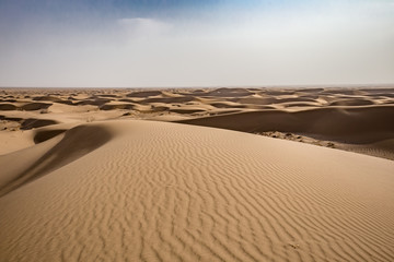 Fototapeta na wymiar iran desert dunes