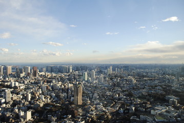 Tokyo view / Vue a&eacute;rienne de Tokyo / Mori Tower