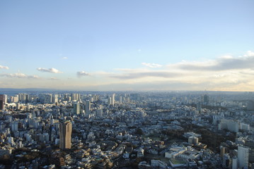 Tokyo view / Vue aérienne de Tokyo / Mori Tower