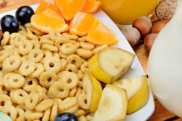 cereal on table