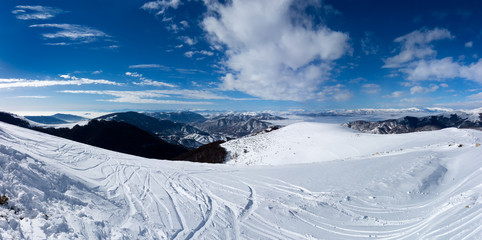 Amazing landscape in Vigla, Florina's ski center, Greece