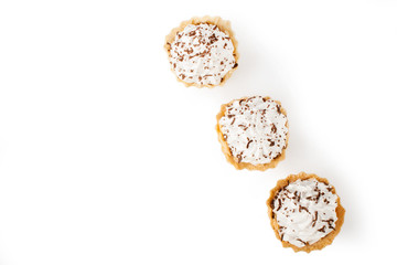 Fresh cake with butter cream