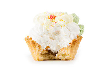 Fresh cake with butter cream