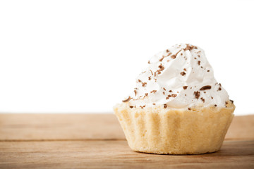 Fresh cake with butter cream