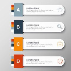 Infographic design vector and marketing icons