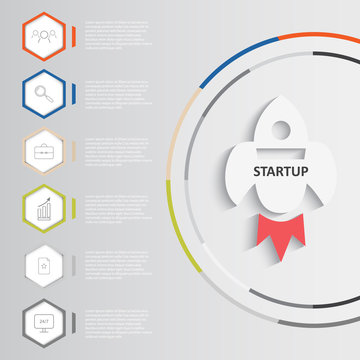 Startup vector infographics