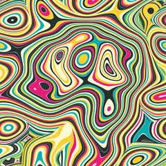 Seamless  abstract wave pattern  