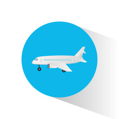 air craft fly transport icon vector illustration eps 10