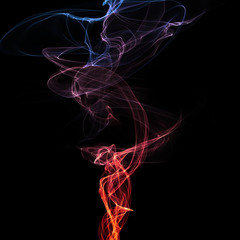 Cigarette Smoke on Black