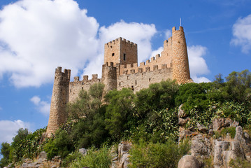 Fototapeta na wymiar Almourol Castle, Santarém, Portugal 
