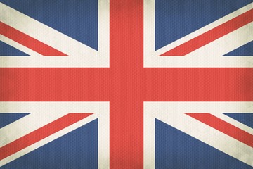 Grunge United Kingdom (UK) flag background