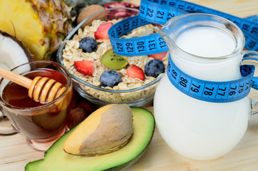 oat cereal on table