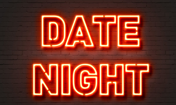 Date night neon sign