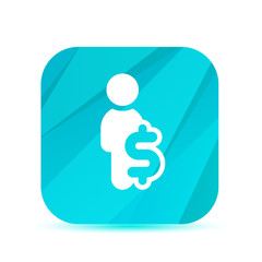 Creative Glass App Icon - Vector