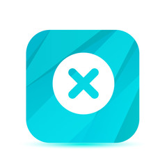 Fototapeta premium Creative Glass App Icon - Vector 