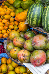 Fruits in Bolivia market