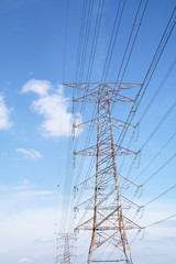 Grid energy on high voltage transmission tower