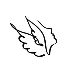 профиль с крыльями