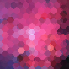 Background of geometric shapes. Pink mosaic pattern. Vector EPS 10. Vector illustration