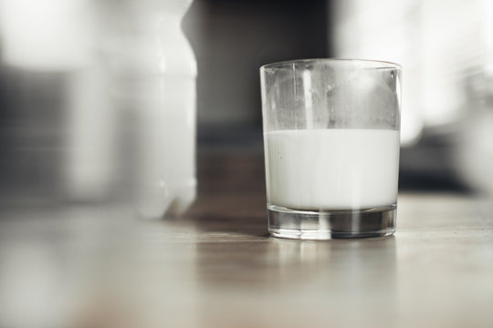 Bottles of Milk on a Doorstep