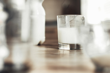 Bottles of Milk on a Doorstep
