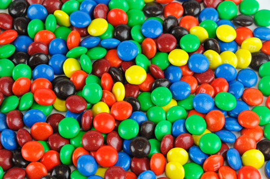 colorful chocolate candy background