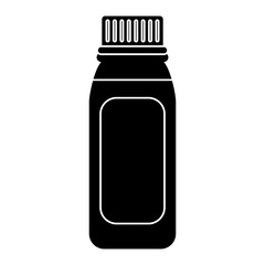 bottle medicine healhy care icon pictogram vector illustration eps 10