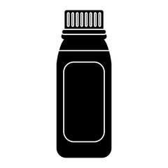 bottle medicine healhy care icon pictogram vector illustration eps 10