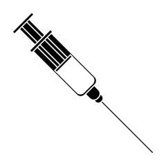 syringe medical health icon pictogram vector illustration eps 10