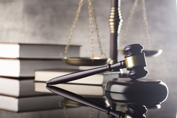 Law concept background. Place for typography