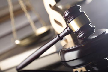 Law concept background. Place for typography