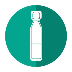 bottle vials medical healthy shadow vector illustration eps 10