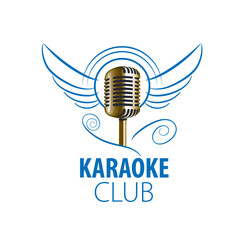 vector logo karaoke