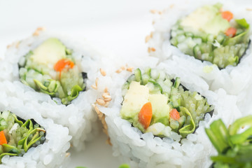 vegetarian sushi
