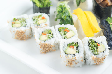 vegetarian sushi