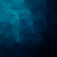 Abstract blue geometric background - Vector 