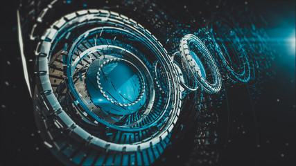 Futurustic Engine Parts