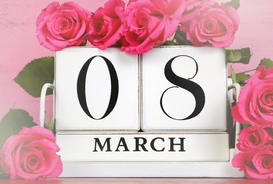 International Womens Day calendar date for March 8,