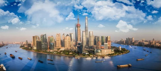 Deurstickers Shanghai Shanghai stad