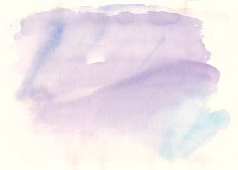 Abstract watercolor on white background