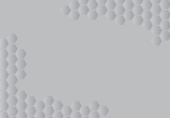 Vector pattern of future technology on a gray background.